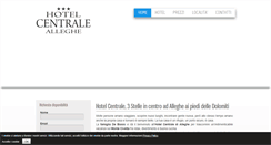 Desktop Screenshot of hotelcentralealleghe.com